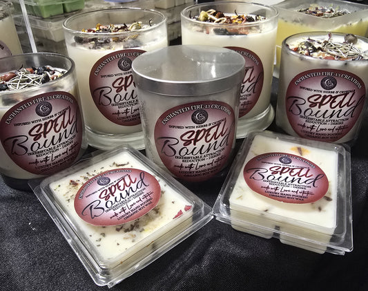 Wickless, Hand Poured, Organic, Soy, Candle~ Spell Bound